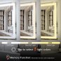 Besmirror 40’’X24’’ Bathroom Mirror with Lights, Anti-Fog Wall Mounted LED Vanit