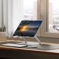 Adjustable Laptop Stand,Steel Laptop Stand for Desk Foldable,Portable Laptop Ris