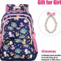 17" Modern Girls Backpack Lightweight Unicorn Elementary Kids Toddler School Pic