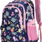 17" Modern Girls Backpack Lightweight Unicorn Elementary Kids Toddler School Pic