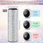 Bling Stainless Steel Water Bottle LED Temperature Display Smart Rhinestone Vacu