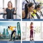 Exercise Resistance Bands Set for Women, Home Gym Fitness Workout Bands 11PCS wi