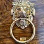 Collectiblesbuy Authentic Vintage Brass Lion Door & Gate Knocker Handle Pull Doo