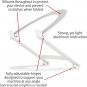 Curve Flex | Ergonomic Height & Angle Adjustable Aluminum Laptop/Macbook Stand/R