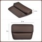JIAFAYING Car Seat Gap Filler Organizer, Adjustable Leather Storage Automotive A