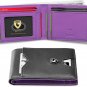 Mens Slim Wallet for Men Minimalist Genuine Leather Carbon Fiber Rfid Blocking C