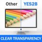 YES2B Universal Diagonal 30-32 Inch Removable Acrylic anti Blue Light Filter for