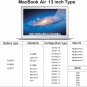 A1466 Battery &atilde;��Higher Capacity 8000+Mah&atilde;�� Macbook Air Battery Replacement for Mac