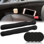 Car Seat Gap Filler 2Pcs Cup Holder Coaster 4Pcs Kit Universal for Car SUV Truck