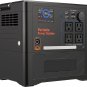 1154Wh Portable Power Station, 1500W Peak Rated 1300W Solar Generator 110-120V A