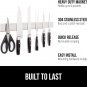 The Original Gorilla Grip Stainless Steel Magnetic Knife Holder, Heavy Duty Magn