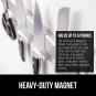 The Original Gorilla Grip Stainless Steel Magnetic Knife Holder, Heavy Duty Magn