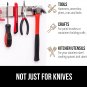 The Original Gorilla Grip Stainless Steel Magnetic Knife Holder, Heavy Duty Magn