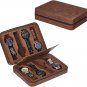 BEWISHOME Watch Travel Case 8 Slot Watch Boxes for Men Portable Watch Organizer,