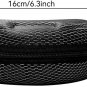 2 Pcs Zipper Hard Sunglasses Cases Portable Travel Eyeglasses Cases with Plastic