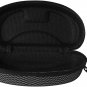 2 Pcs Zipper Hard Sunglasses Cases Portable Travel Eyeglasses Cases with Plastic