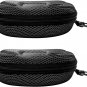 2 Pcs Zipper Hard Sunglasses Cases Portable Travel Eyeglasses Cases with Plastic