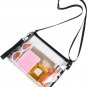 Clear Crossbody Purse Bag Stadium Approved Clear Tote Bag for Work Concert Sport