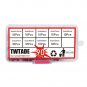 TWTADE 90PCS 2 Pin Tactile Switch Micro Momentary Push Button Switch Tact Assort