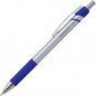 FORAY(R) Advanced Ink Retractable Ballpoint Pens, Bold Point, 1.2 Mm, Silver Bar
