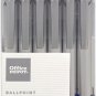 FORAY(R) Advanced Ink Retractable Ballpoint Pens, Bold Point, 1.2 Mm, Silver Bar