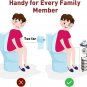 Toilet Paper Holder Stand Tissue Paper Roll Dispenser with Shelf for Bathroom St