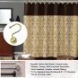 Gracelife 12Pcs Hollow Ball Shower Curtain Hooks Luxury Quality Rustproof Stainl