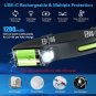 Original 2 Rechargeable Headlamps, Bright LED Headlamp Flashlight 1000 Lumen, 23