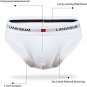 Mens Underwear Briefs Pack Stretch Cotton Low Rise Briefs for Men Wide Waistband