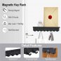 Magnetic Key Holder for Wall Decorative - Premium Magnets Wall Mounted Key and M