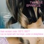 Pack of 6Pcs Clip in Hair Tinsel Kit, 19.6 Inch Heat Resistant Glitter Tinsel Ha