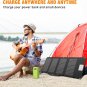 200W Solar Generator, 146Wh Portable Power Station with Pure Sine Wave AC Outlet