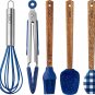 Cook with Color Set of Five MINI Kitchen Utensil Set - Silicone Kitchen Tools wi