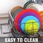5 Pack Heat Resistant Microwave Cover - Various Sizes Resuable Silicone Suction
