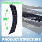 500W Portable Solar Panels 2Pcs 250 Watt PET Flexible Solar Panel Monocrystallin