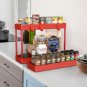 Simplehouseware Kitchen Cart Storage 3-Tier Slim/Super Narrow Shelves with Handl
