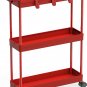 Simplehouseware Kitchen Cart Storage 3-Tier Slim/Super Narrow Shelves with Handl
