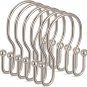 24 Pack Double Shower Curtain Hooks Rings, TENOVEL Double Sided Shower Curtain H