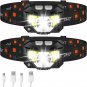 LHKNL Headlamp Flashlight, 1200 Lumen Ultra-Light Bright LED Rechargeable Headli