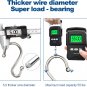 TOPROD Shower Curtain Hooks Rings, Stainless Steel S Shaped Shower Hooks Rust Pr