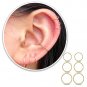 3 Pairs 14K Gold Plated Sterling Silver Small Hoop Earrings Set for Women Cartil