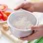 Silicone Stretch Lids, Reusable Durable Food Storage Covers for Bowl, Various Si