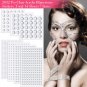 2032 Pieces Self Adhesive Face Gems Stick On, Cridoz Hair Gems Rhinestones Stick