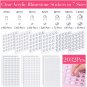 2032 Pieces Self Adhesive Face Gems Stick On, Cridoz Hair Gems Rhinestones Stick