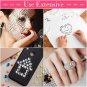 2032 Pieces Self Adhesive Face Gems Stick On, Cridoz Hair Gems Rhinestones Stick