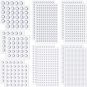 2032 Pieces Self Adhesive Face Gems Stick On, Cridoz Hair Gems Rhinestones Stick