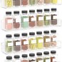 Wall Mounted Spice Rack Organizer,Clear Acrylic Spice Shelf Storage Holder,Hangi