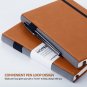 Thick Classic Notebook with Pen Loop A5 College Ruled Hardcover Writing Notebook