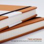 Thick Classic Notebook with Pen Loop A5 College Ruled Hardcover Writing Notebook