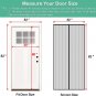 Magnetic Screen Door - Fit for Door Size: 30X80 Inch, Screen Itself Size: 32"X82